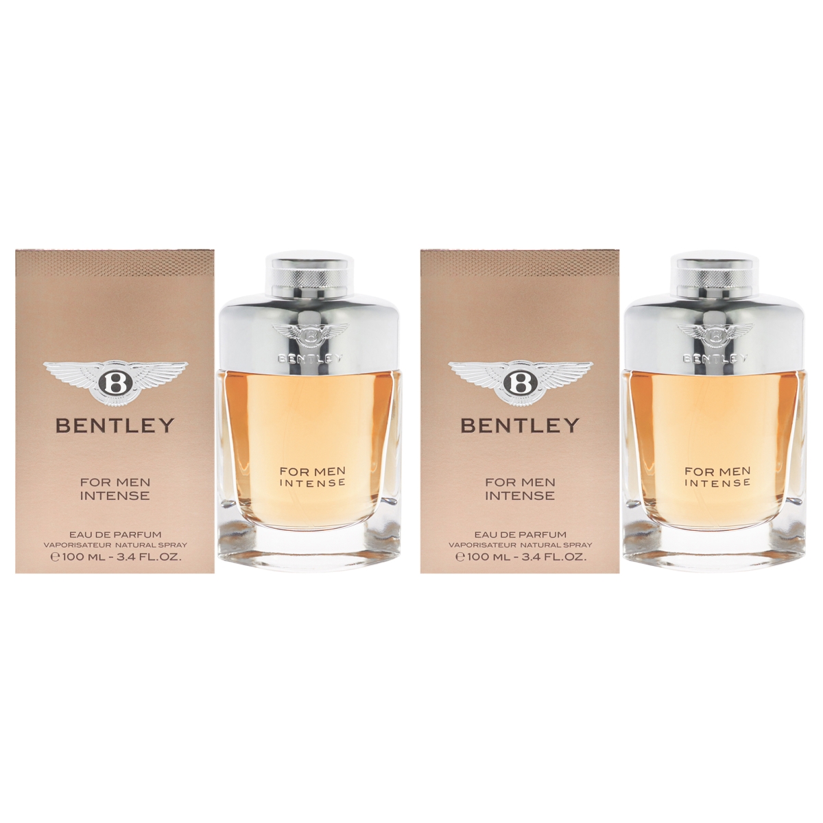 K0007740 3.4 oz  Intense Eau De Parfum Spray for Men - Pack of 2