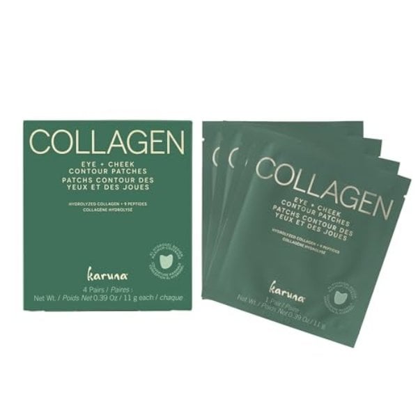 I0166722 Collagen Hydrogel Eye Plus Cheek Hydrating & Rejuvenating Patches for Women