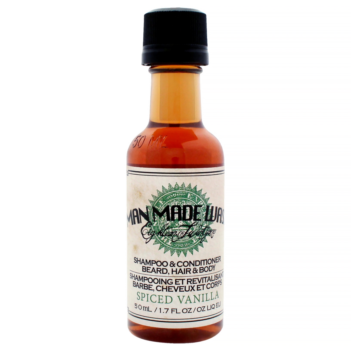 I0152986 1.7 oz 3-in-1 Man Made Wash - Spiced Vanilla