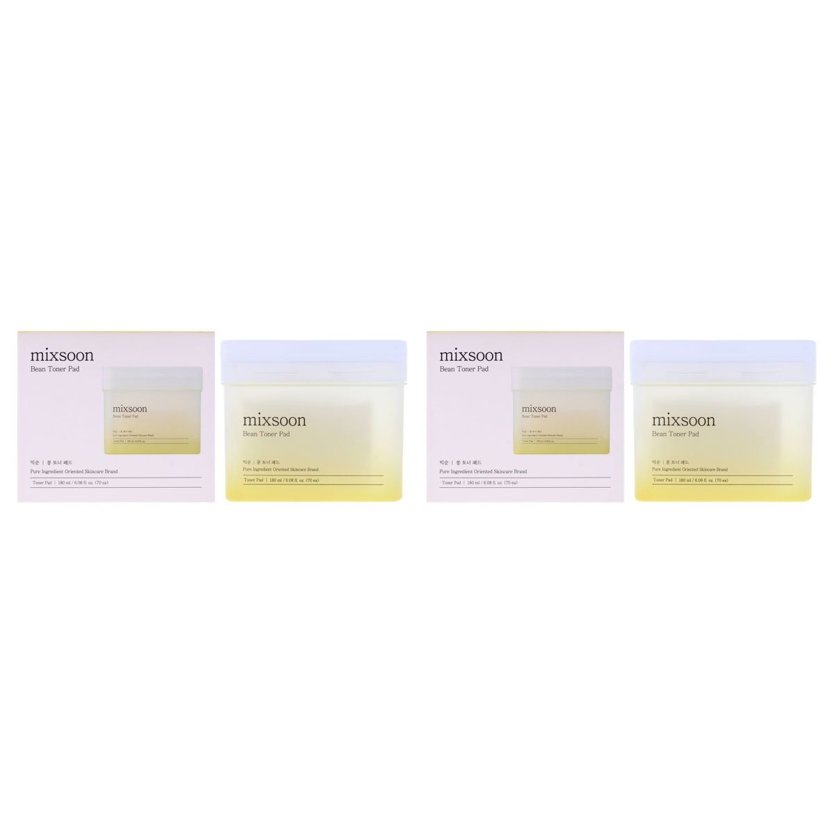 K0008148 Bean Toner Pad for Unisex - Pack of 2