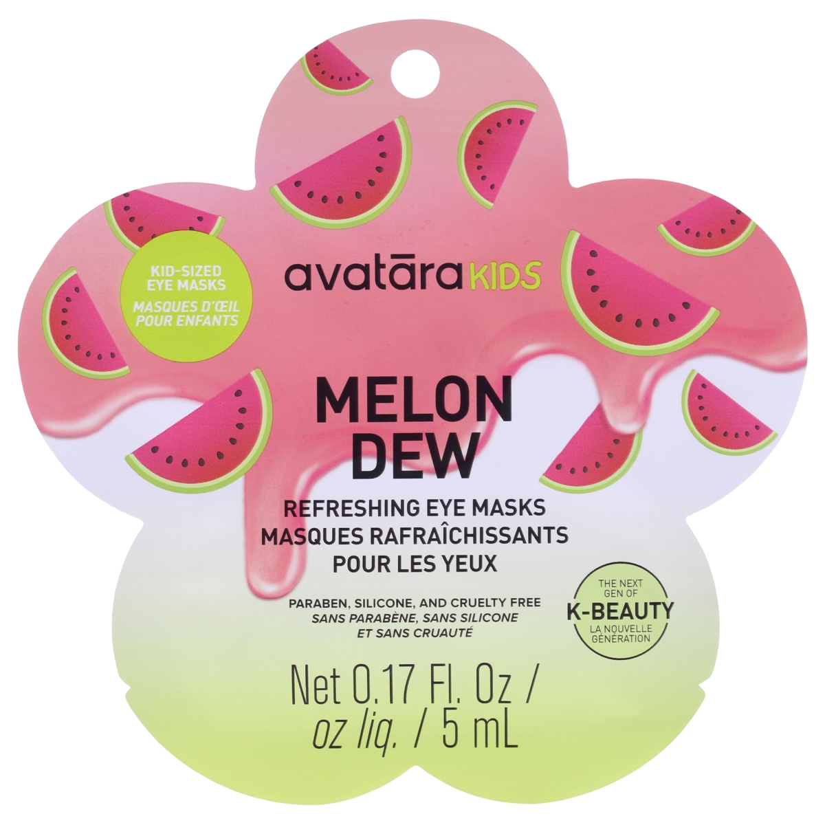I0166677 5 ml Melon Dew Refreshing Eye Masks for Kids