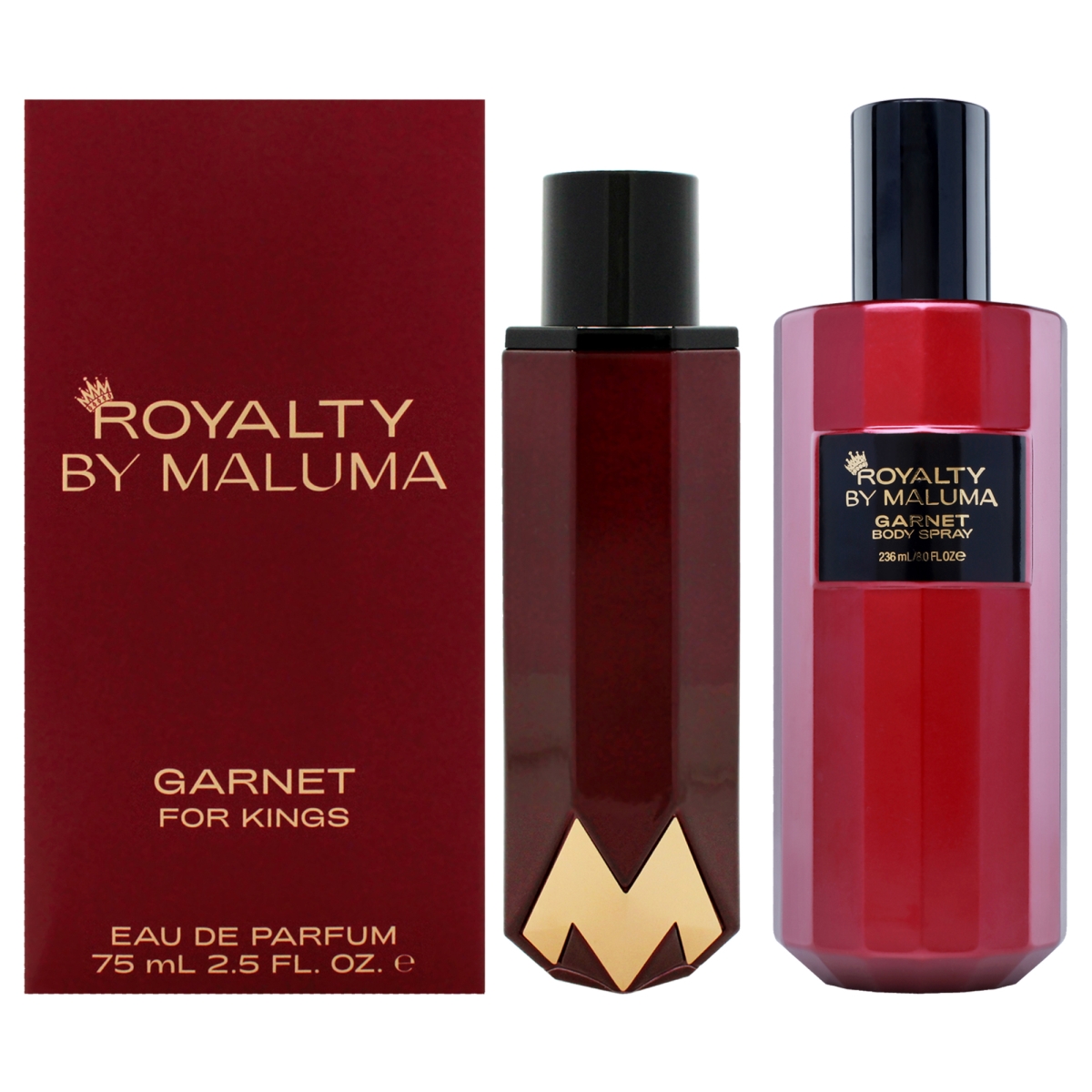 K0005947 Men Garnet 2 Piece Gift Kit - EDP Spray 8 oz Body Spray