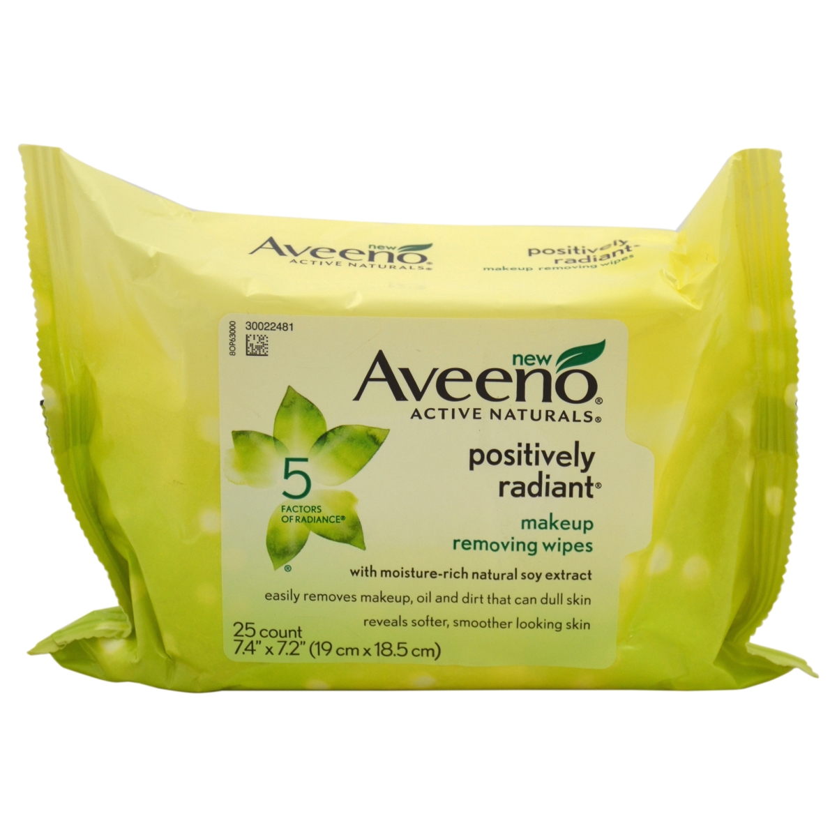 Picture of Aveeno W-BB-2930 Positively Radiant Makeup Removing Wipes for Women - 25 Count