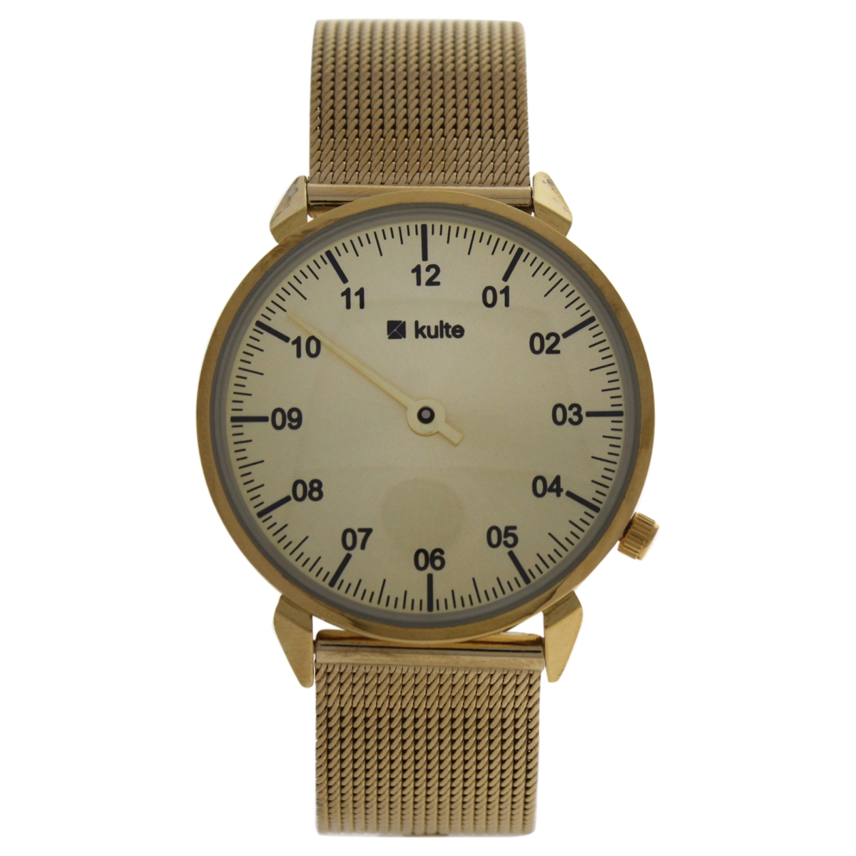 Picture of Kulte U-WAT-1045 Gold Stainless Steel Mesh Bracelet Watch for Unisex - KUT8A