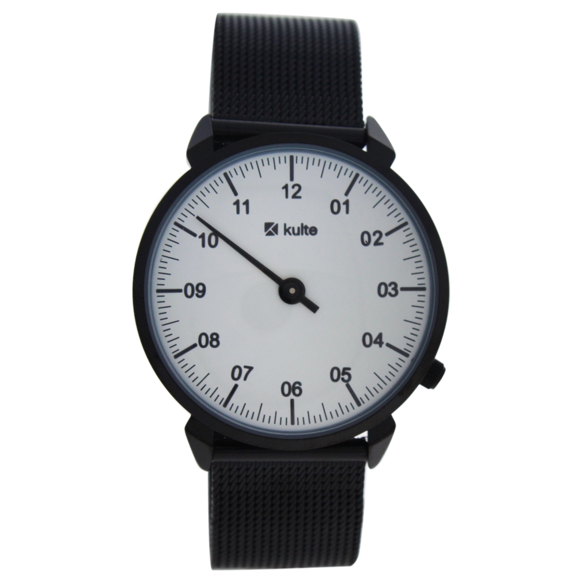 Picture of Kulte U-WAT-1041 Black Stainless Steel Mesh Bracelet Watch for Unisex - KU15-0018