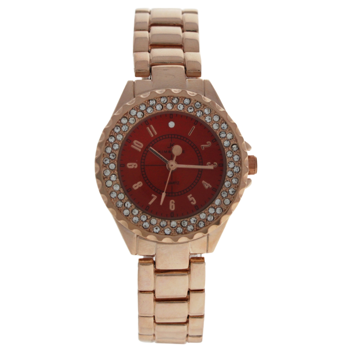 Picture of Kim & Jade W-WAT-1435 Rose Gold Stainless Steel Bracelet Watch for Women - 2033L-GPR