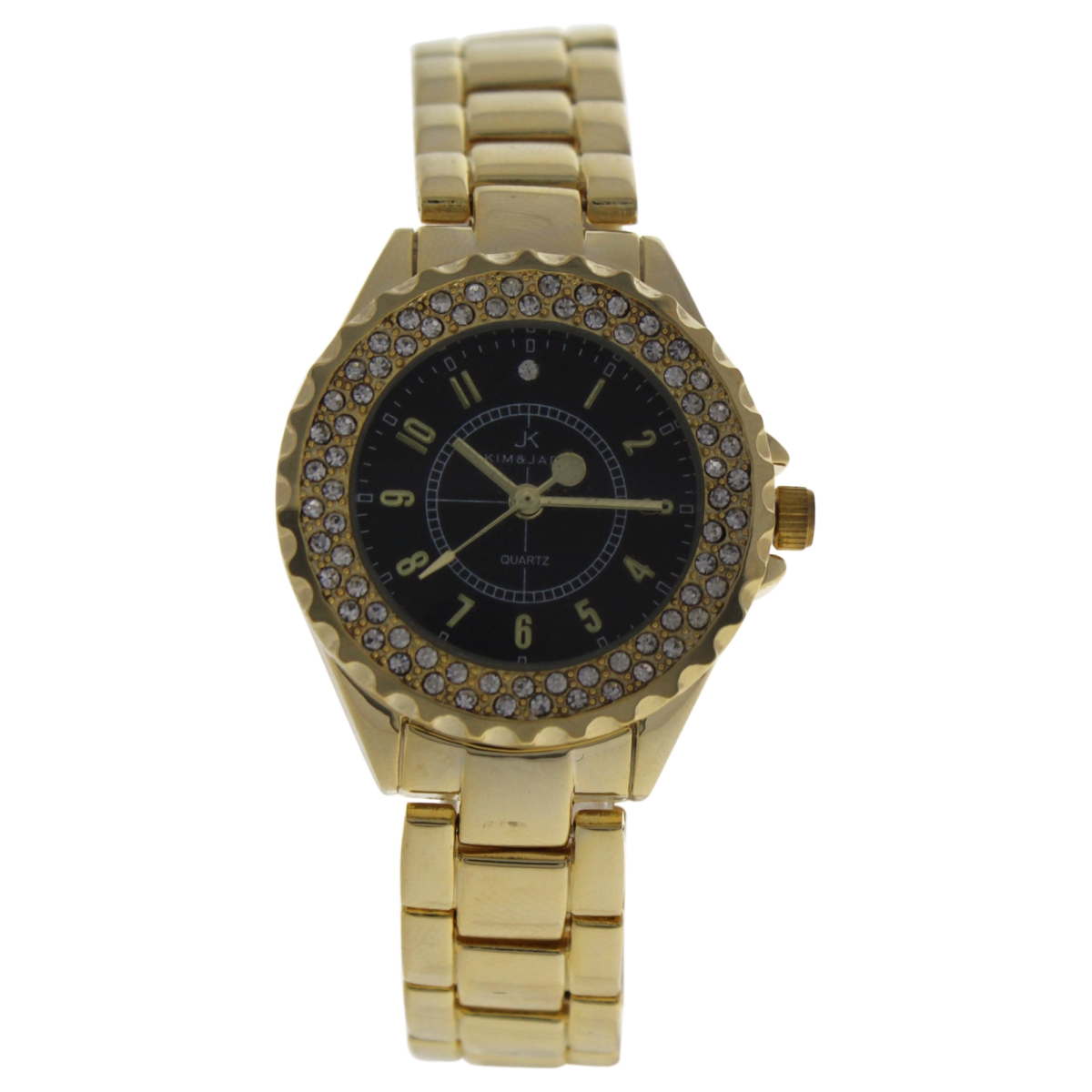 Picture of Kim & Jade W-WAT-1446 Gold Stainless Steel Bracelet Watch for Women - 2033L-GB
