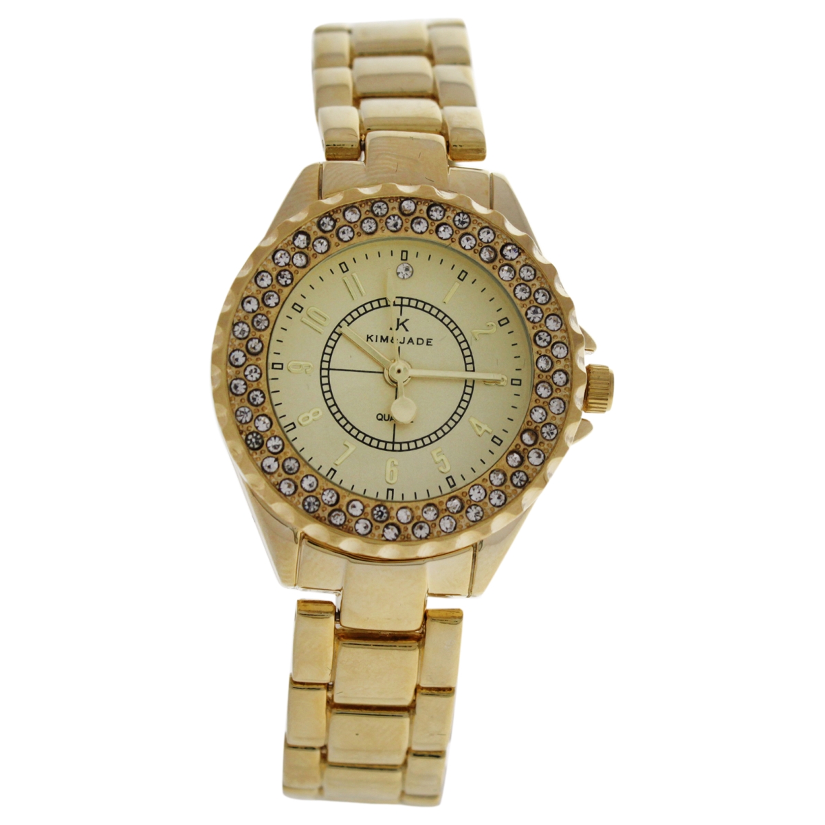 Picture of Kim & Jade W-WAT-1469 Gold Stainless Steel Bracelet Watch for Women - 2033L-GG