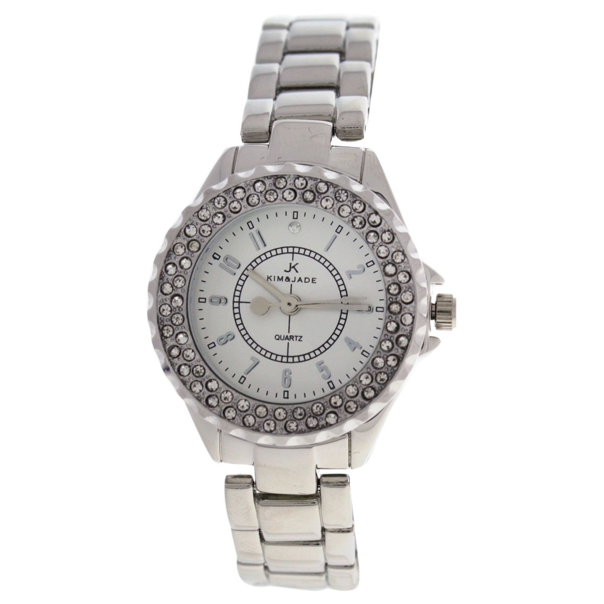 Picture of Kim & Jade W-WAT-1470 Silver Stainless Steel Bracelet Watch for Women - 2033L-SS