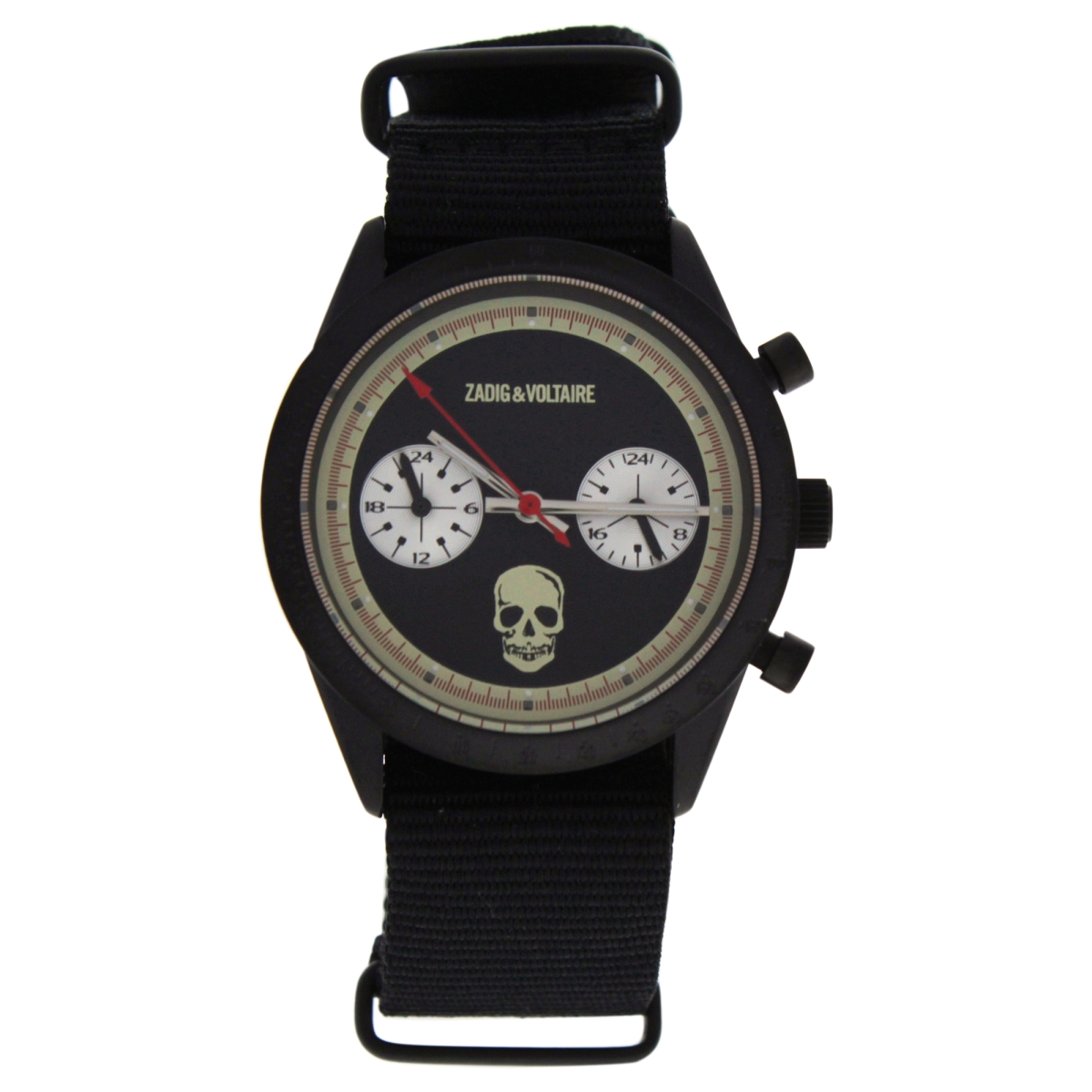 Picture of Zadig & Voltaire U-WAT-1032 ZVM108 Black Nylon Strap Watch for Unisex