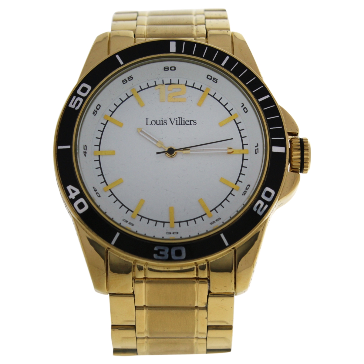 M-WAT-1303 LV1009 Stainless Steel Bracelet Watch for Men - Gold -  Louis Villiers