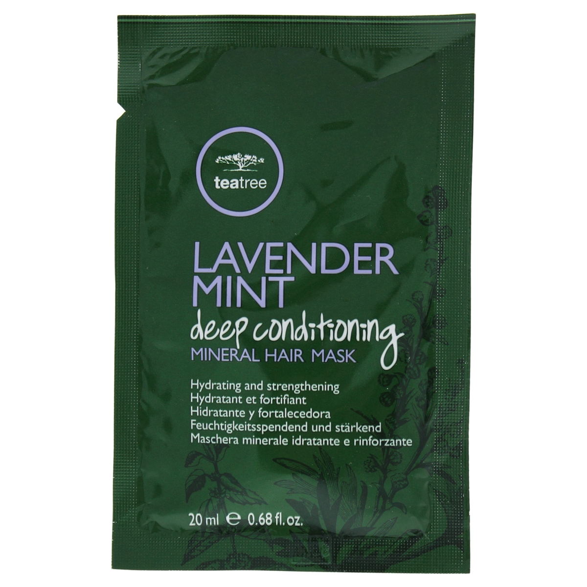 U-HC-11887 0.68 oz Lavender Mint Deep Conditioning Mineral Mask Packet for Unisex