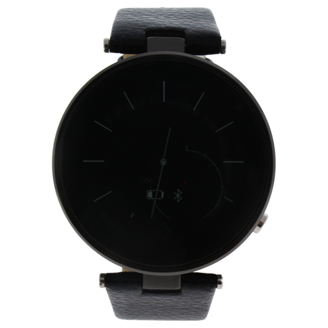 Picture of Eclock U-WAT-1075 EK-E1 Montre Connectee Black Leather Strap Smart Watch for Unisex