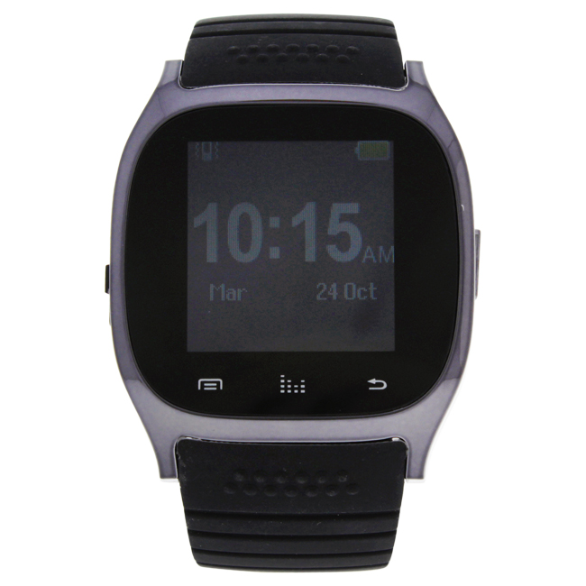Picture of Eclock M-WAT-1357 EK-B3 Montre Connectee Black Silicone Strap Smart Watch for Men