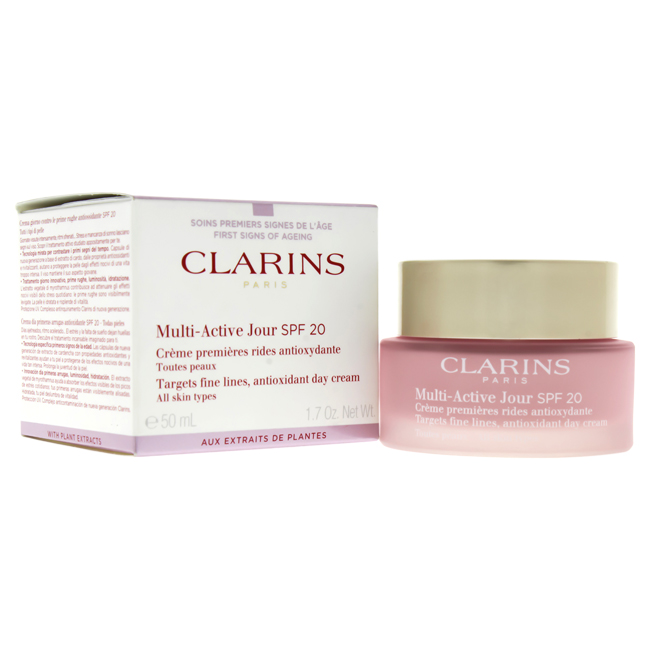 U-SC-4946 1.7 oz Unisex Multi-Active SPF 20 Day Cream - All Skin Types -  Clarins