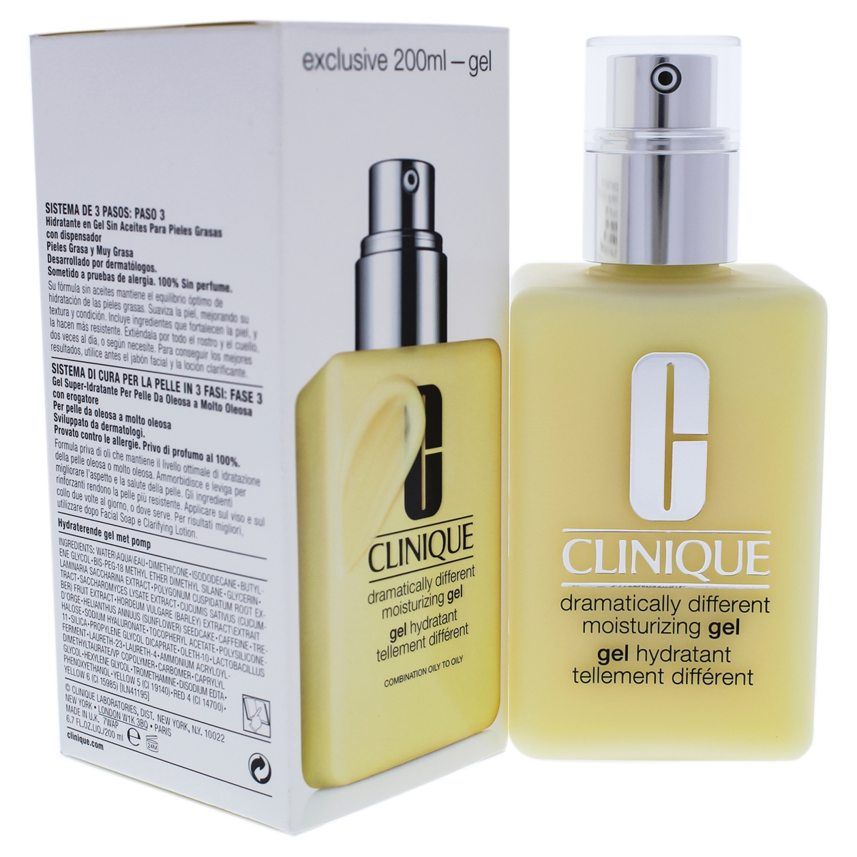 Picture of Clinique U-SC-2540 Dramatically Different Moisturizing Gel - Combination Oily To Oily Skin for Unisex - 6.7 oz