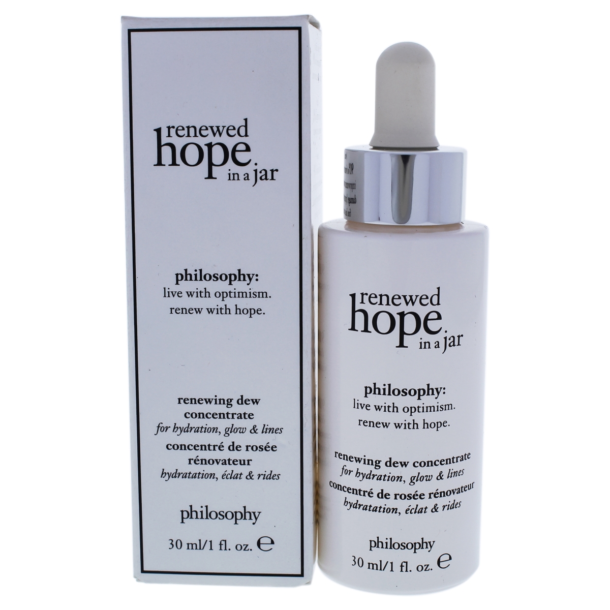 Picture of Philosophy I0088956 Renewed Hope in A Jar Renewing Dew Concentrate Serum for Unisex - 1 oz