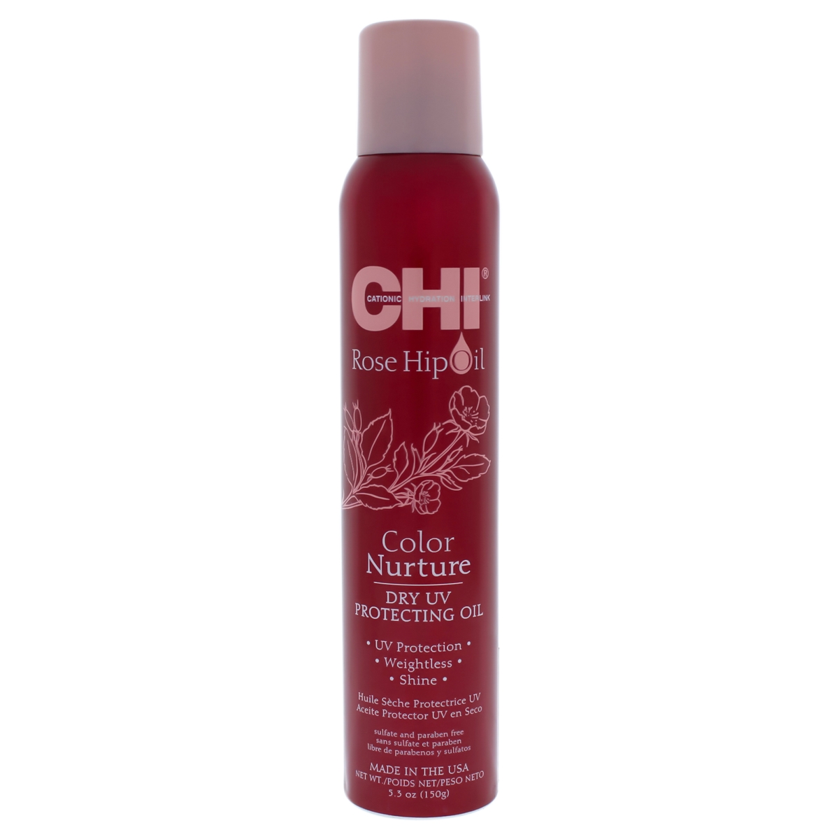 Picture of CHI I0084089 Rose Hip Oil Color Nurture UV Protecting Dry Oil for Unisex - 5.3 oz