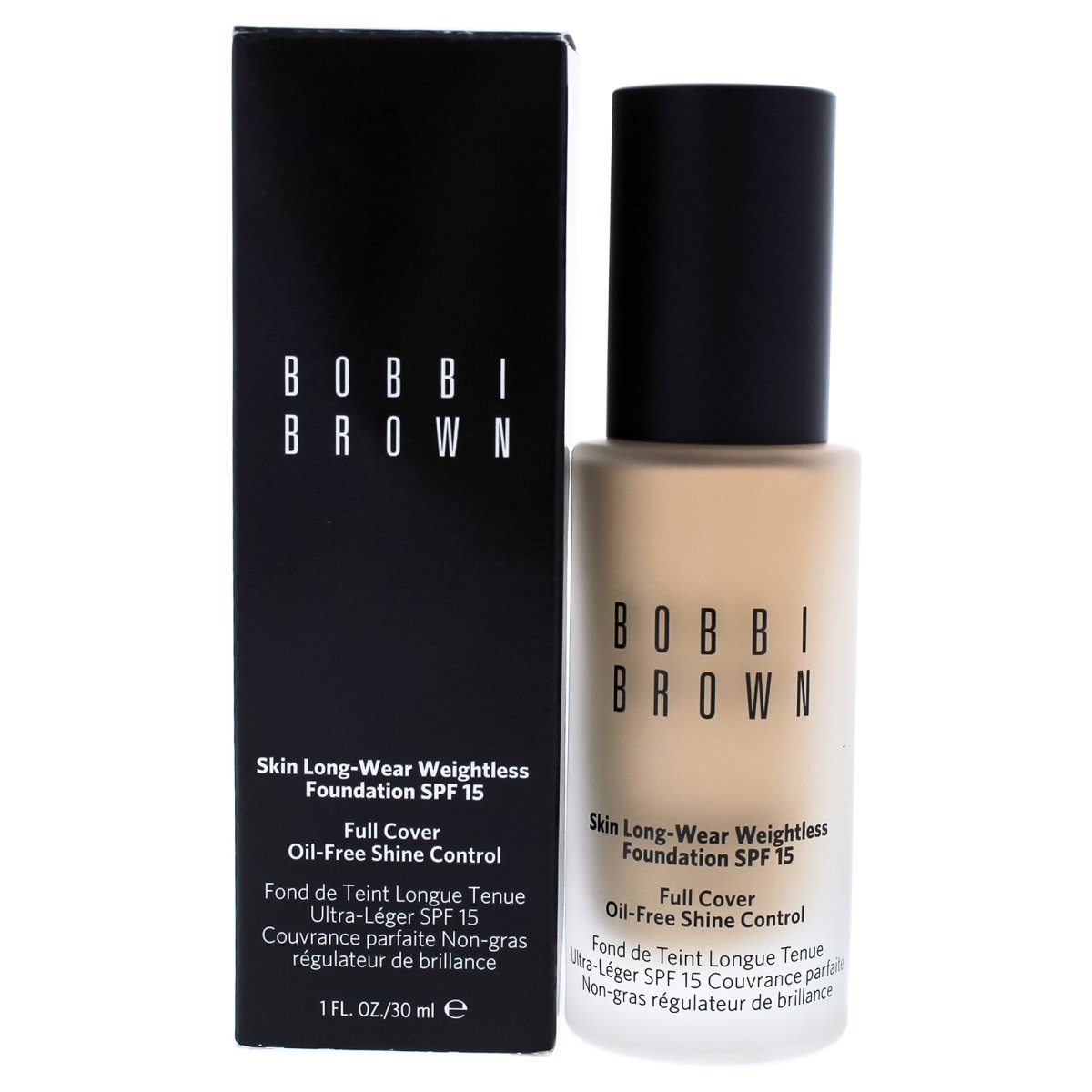 I0088124 Skin Long-Wear Weightless Foundation for Women SPF 15 - 1 Warm Ivory - 1 oz -  Bobbi Brown