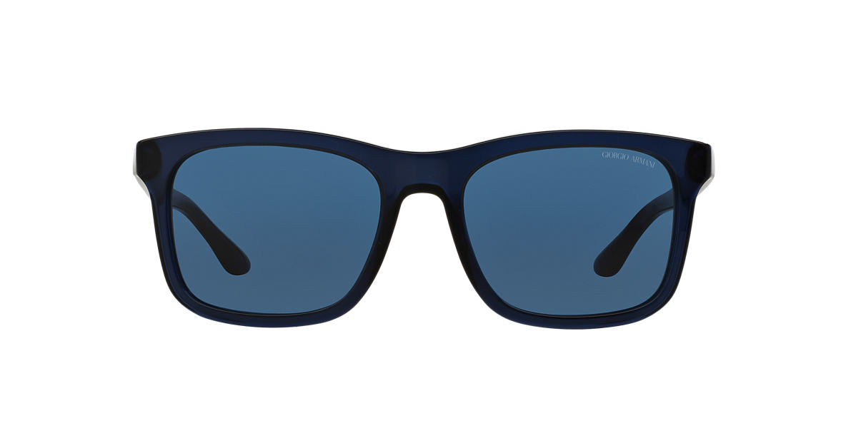 W-SG-4948 56-19-140 mm 8066 5358-80 Sunglass for Womens - Transparent Blue & Blue Gradient -  Giorgio Armani