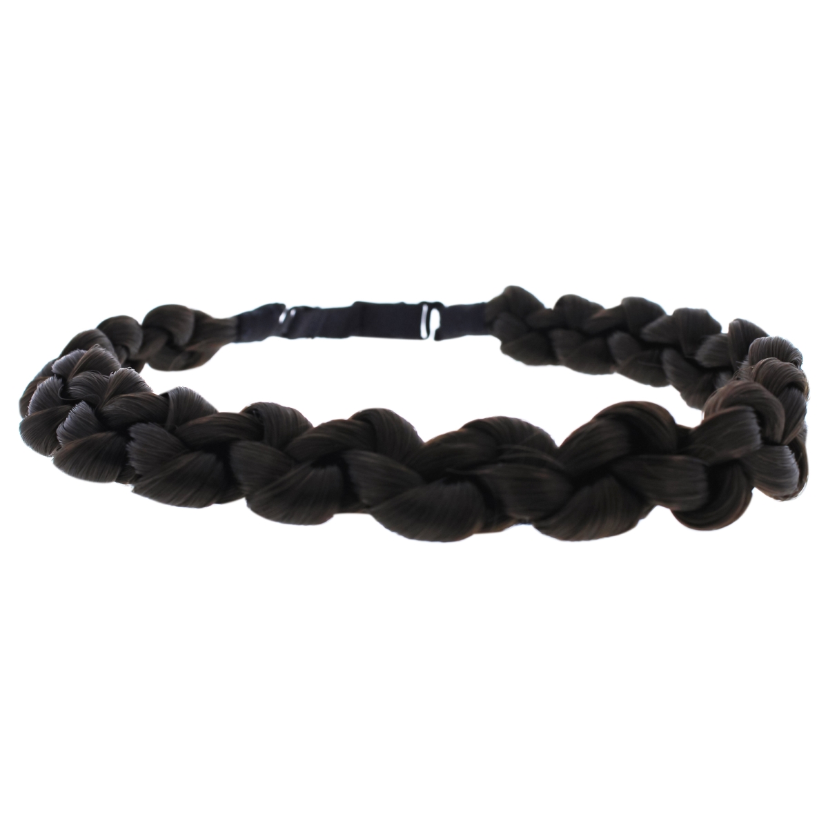 I0085882 Pop Thick Braid Headband for Womens - R6 Dark Chocolate