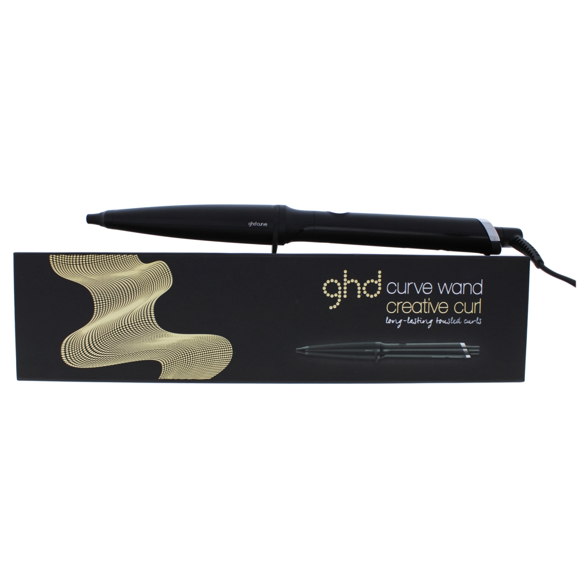 Picture of GHD I0088885 Model CTWA22 Curve Creative Curl Wand with 1 in. Curling Iron for Unisex - Black