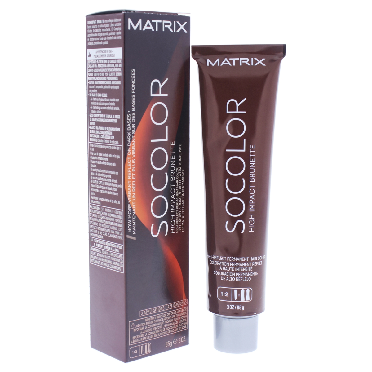 Picture of Matrix I0084648 3 oz Socolor High Impact Brunette Hair Color for Unisex - GG33 Gold Gold