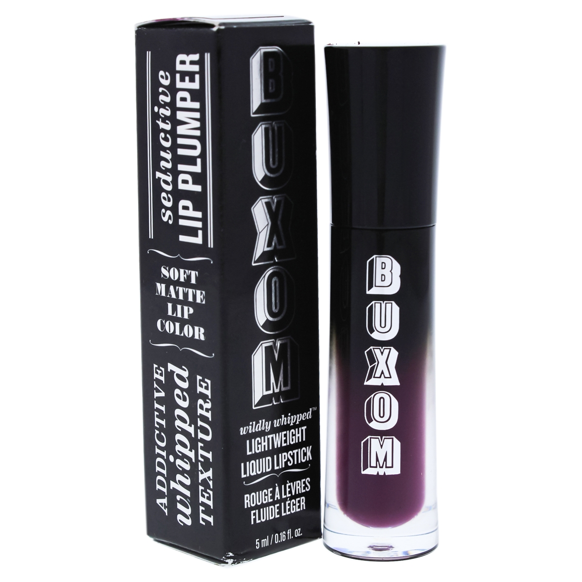 Picture of Buxom I0086759 0.16 oz Wildly Whipped Lightweight Liquid Lipstick for Womens - Criminal