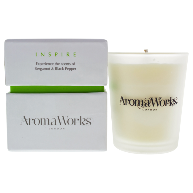 Picture of Aromaworks I0085524 Small Inspire Candle by Aromaworks for Unisex - 3.4 oz