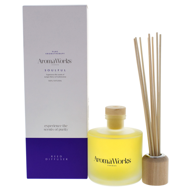 Picture of Aromaworks I0085538 Soulful Reed Diffuser by Aromaworks for Unisex - 6.67 oz