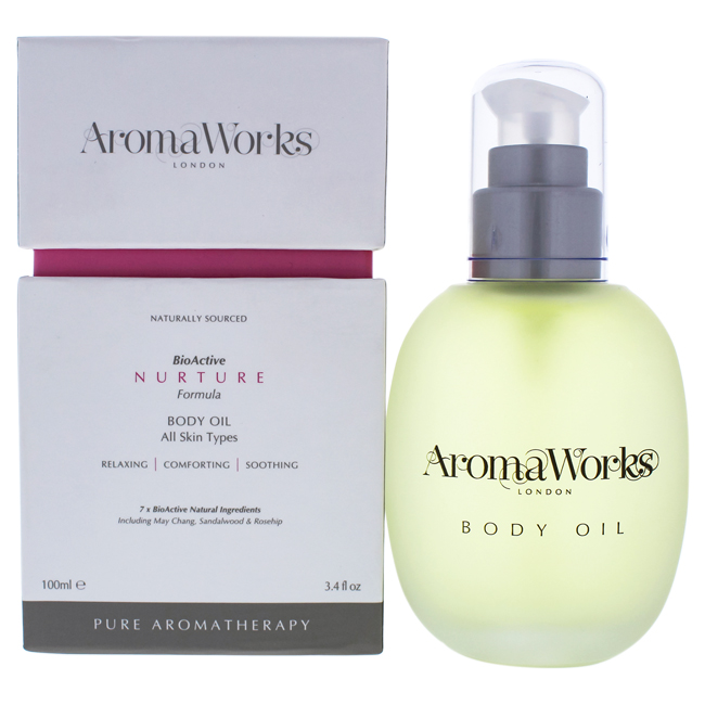 Picture of Aromaworks I0085554 Nurture Body Oil by Aromaworks for Unisex - 3.4 oz
