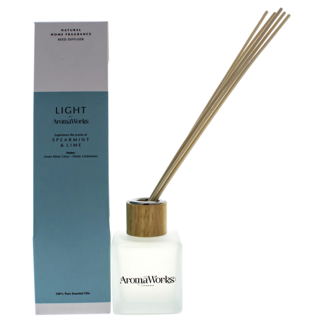 Picture of Aromaworks I0085580 Light Range Reed Diffuser - Spearmint & Lime by Aromaworks for Unisex - 3.4 oz