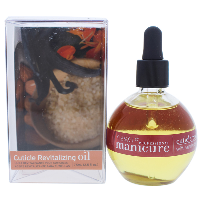 Picture of Cuccio I0092374 2.5 oz Vanilla Bean & Sugar Manicure Cuticle Revitalizing Oil for Unisex