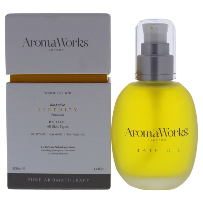 Picture of Aromaworks I0085553 Serenity Bath Oil for Unisex - 3.4 oz