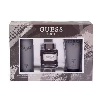 I0093603 3.4 oz  1981 Eau De Toilette Spray Gift Set for Women - 3 Piece -  Guess