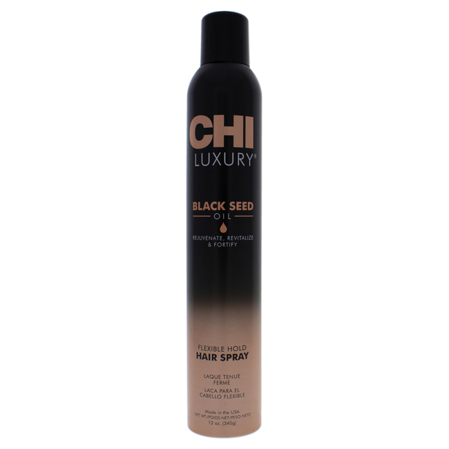 Picture of CHI I0084318 Luxury Black Seed Oil Flexible Hold Hair Spray for Unisex - 12 oz