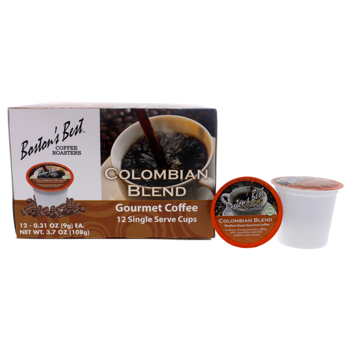 Picture of Bostons Best I0096752 Colombian Blend Gourmet Coffee - 12 Cups