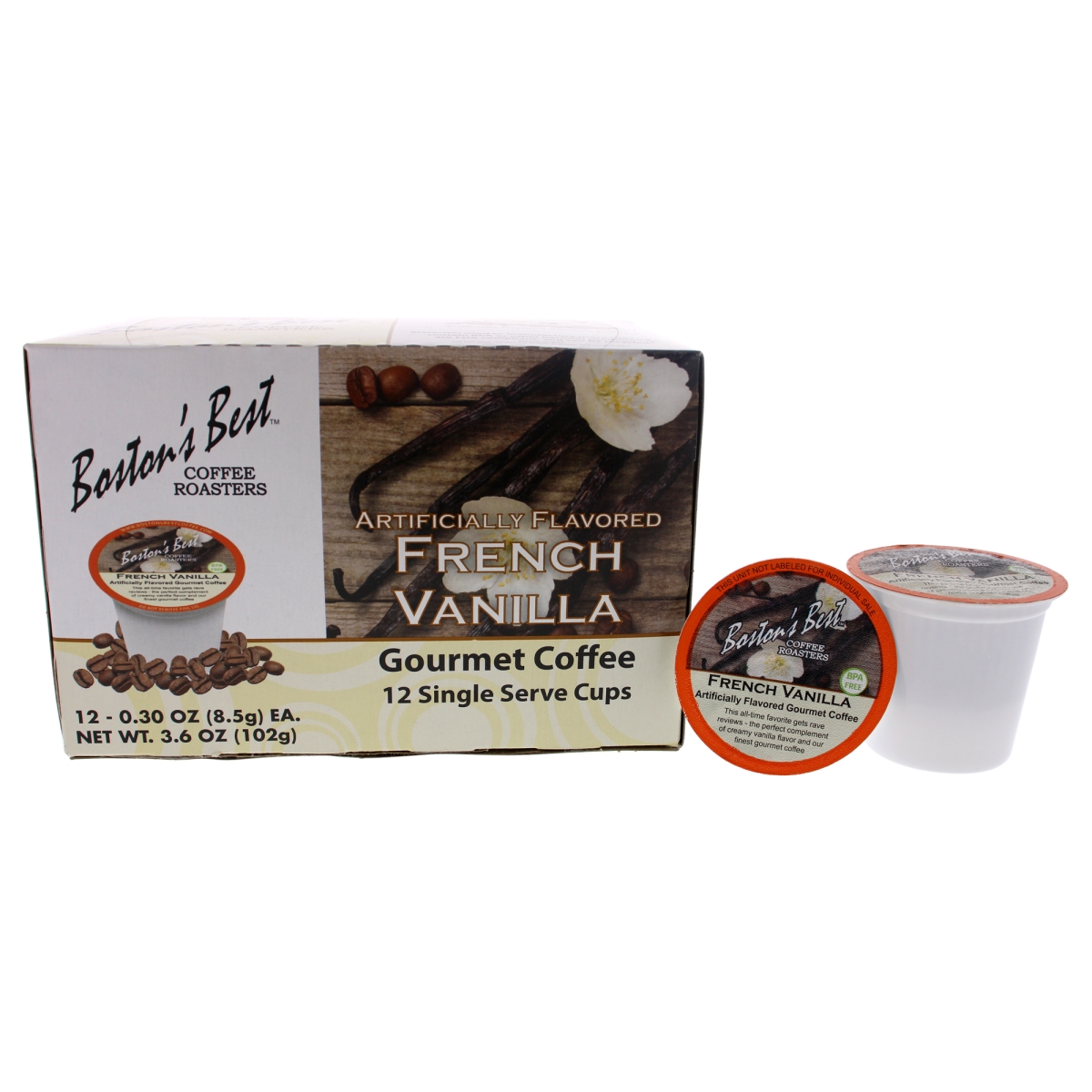 Picture of Bostons Best I0096739 French Vanilla Gourmet Coffee - 12 Cups