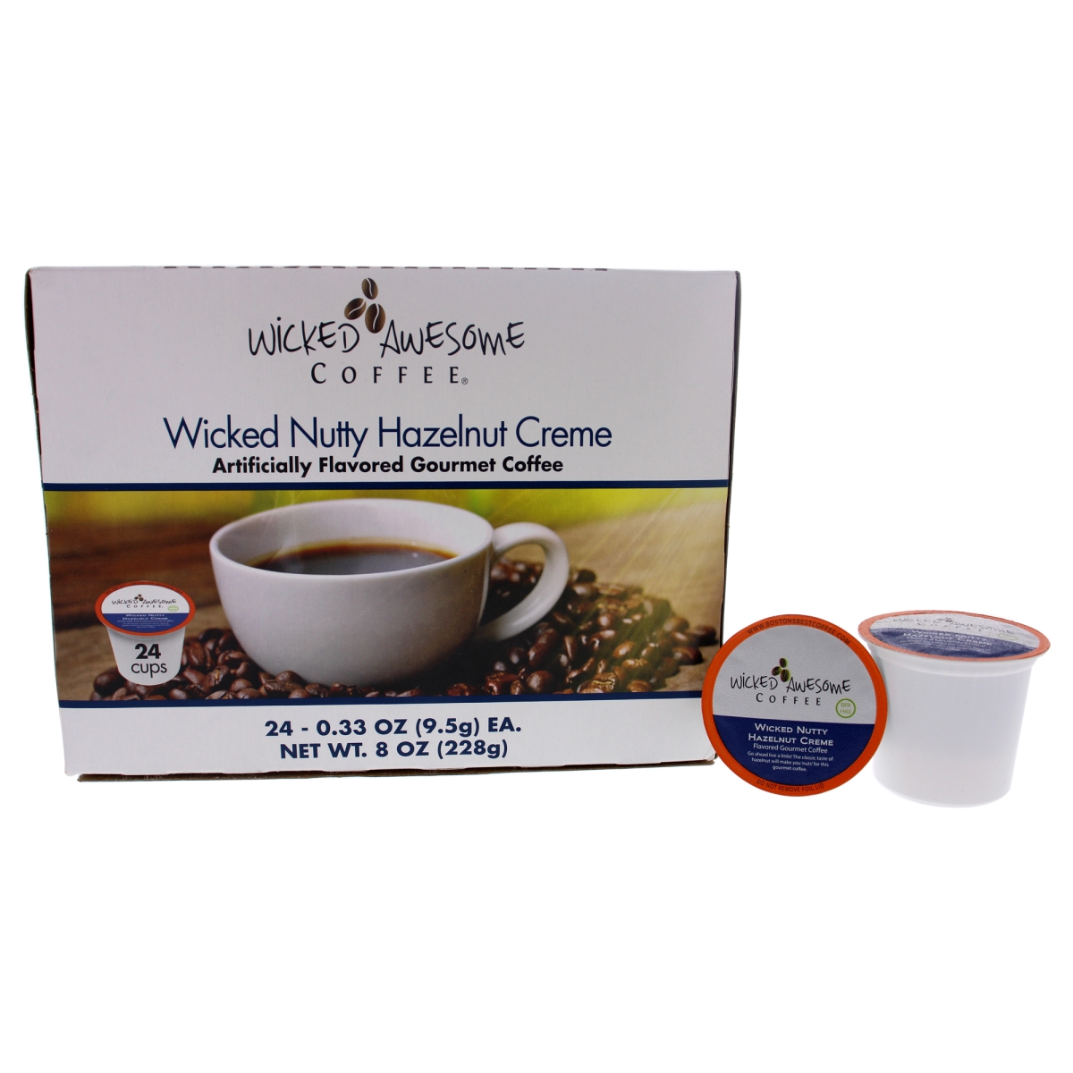 Picture of Bostons Best I0096737 Wicked Nutty Hazelnut Cream Coffee - 24 Cups