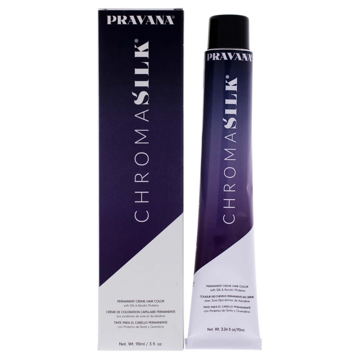 Picture of Pravana I0097565 3 oz Chroma Silk Creme Hair Color with Silk & Keratin Proteins&#44; Ash