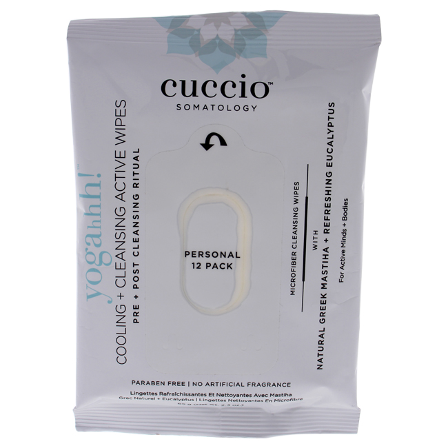 I0098730 12 oz Yogahh Cooling Plus Cleansing Wipes