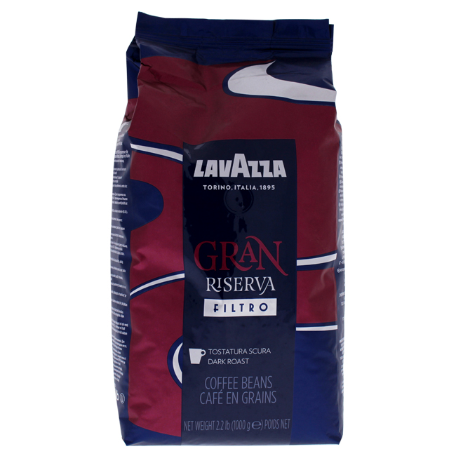 Picture of Lavazza I0100185 35.2 oz Gran Riserva Filtro Dark Roast Coffee Bean