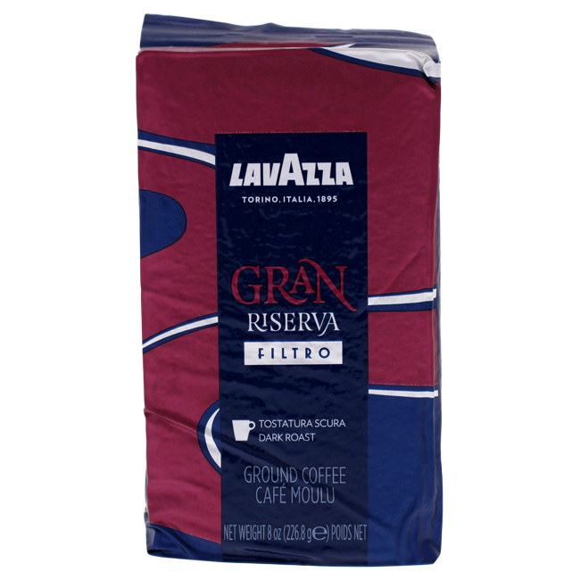 Picture of Lavazza I0100191 8 oz Gran Riserva Filtro Dark Roast Ground Coffee