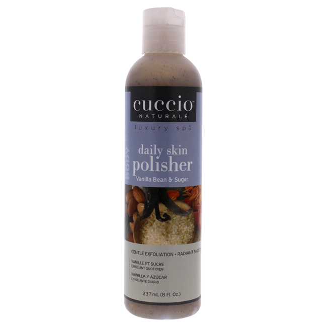 Picture of Cuccio I0098770 8 oz Luxury Spa Daily Skin Polisher - Vanilla Bean & Sugar