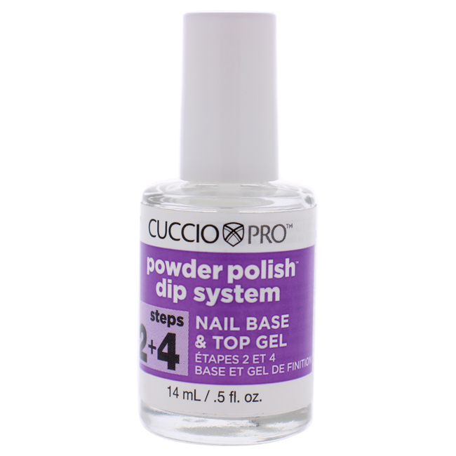 Picture of Cuccio I0098684 Pro Powder Polish Dip System Nail Base & Top Gel for Women - Step 2 & 4