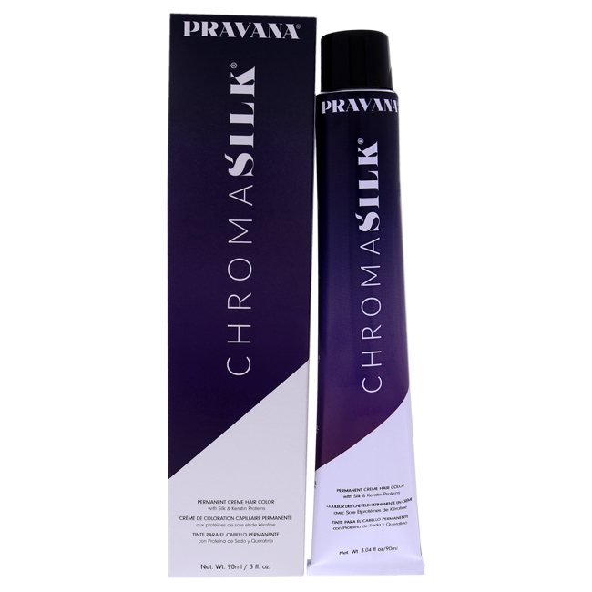 Picture of Pravana I0105054 3 oz ChromaSilk Creme Hair Color, 5.11 Light Intense Ash Brown