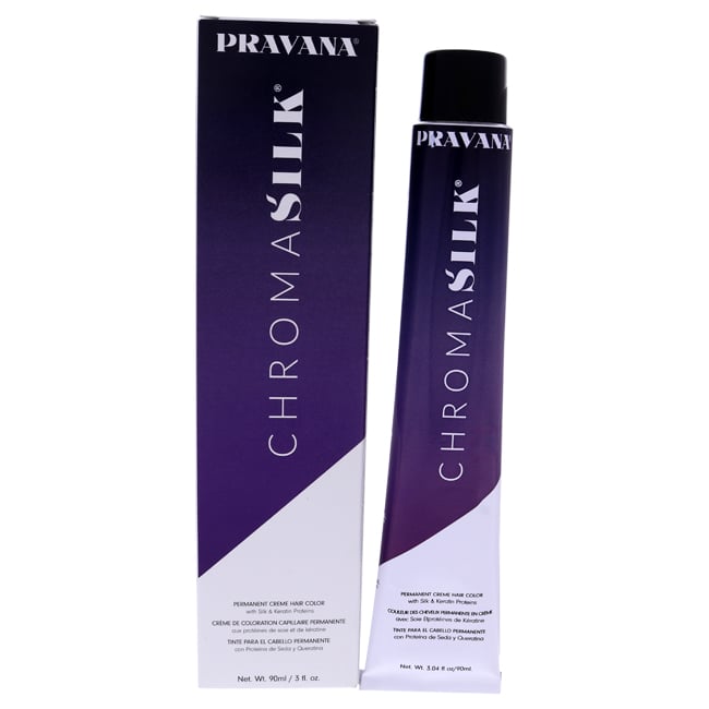 Picture of Pravana I0105046 3 oz ChromaSilk Creme Hair Color, 7.5 Mahogany Blonde