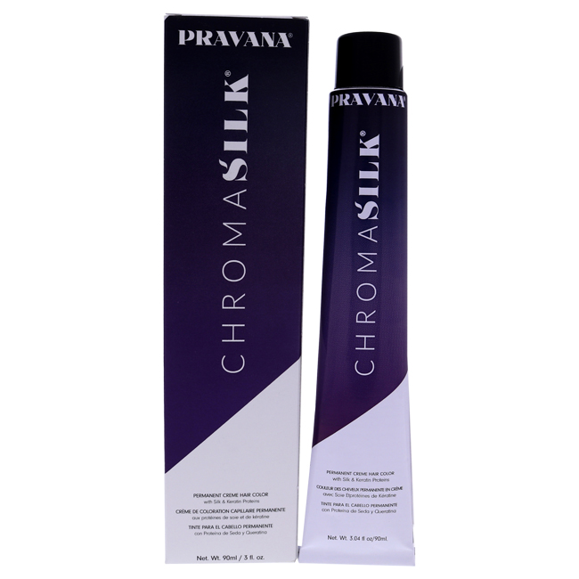 Picture of Pravana I0105070 3 oz ChromaSilk Creme Hair Color, 5.66 Light Intense Red Brown