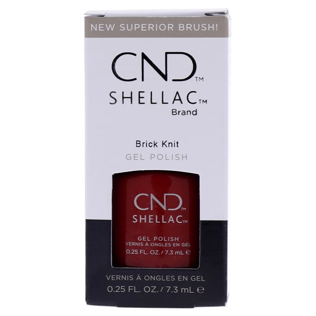 Picture of CND I0103669 0.25 oz Shellac Nail Color for Women, Brick Knit