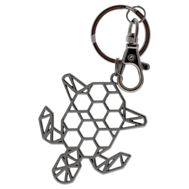 Picture of DelSol I0101321 Color-Changing Key Chain Metal Turtle for Women - Green